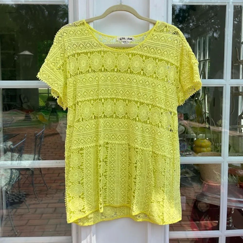 Anthropologie Lili’s Closet Crochet Lace Top